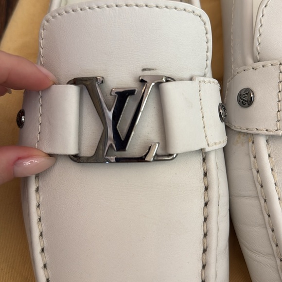 Louis Vuitton Monte Carlo moccasin shoes white - Picture 3 of 9